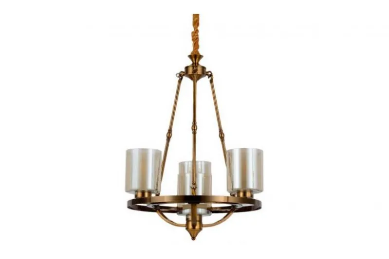 Lampadario moderno ottone 4 luci SANTINI W4