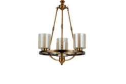 Lampadario moderno ottone 4 luci SANTINI W4