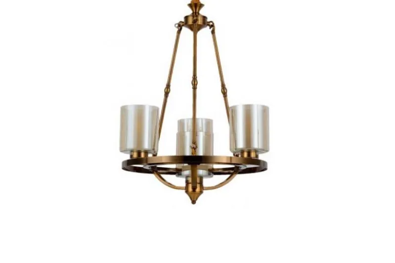 Lampadario moderno ottone 4 luci SANTINI W4