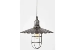 LAMPADA SOSPENSIONE ARGENTO ANTICO LATARO W1