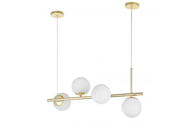LAMPADA SOSPENSIONE MODERNA DA SOFFITTO CLASSIC ORO LEDO W4
