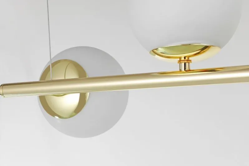 LAMPADA SOSPENSIONE MODERNA DA SOFFITTO CLASSIC ORO LEDO W4