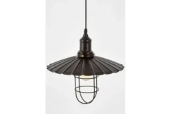 LAMPADA SOSPENSIONE NERO LATARO W1