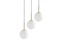 LAMPADA TRIPLA MODERNA CLASSICA ORO FREDICA W3