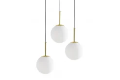 LAMPADA TRIPLA MODERNA CLASSICA ORO FREDICA W3