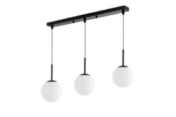 LAMPADA TRIPLA MODERNA NERA FREDICA W3 PRO