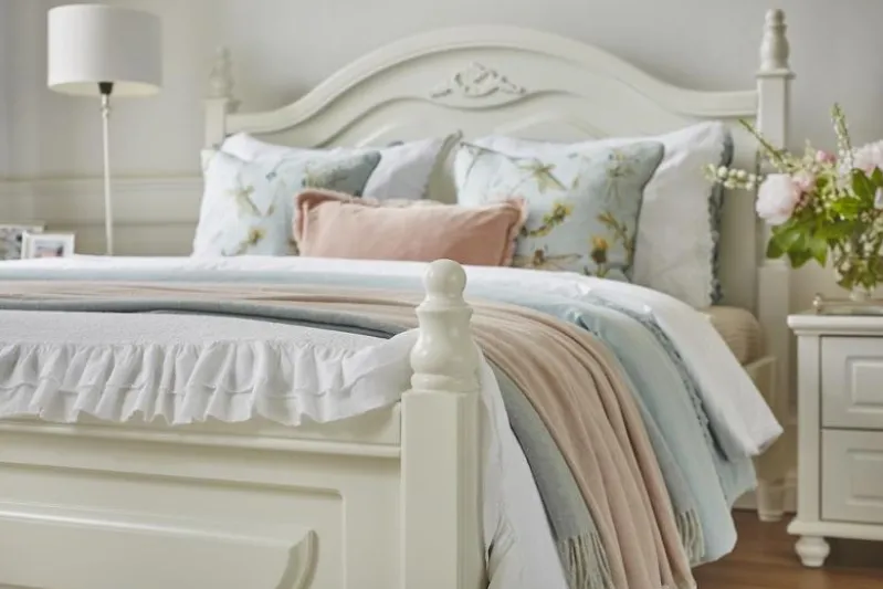 Letto Bianco 180 x 200 Princess 886 colore Bianco