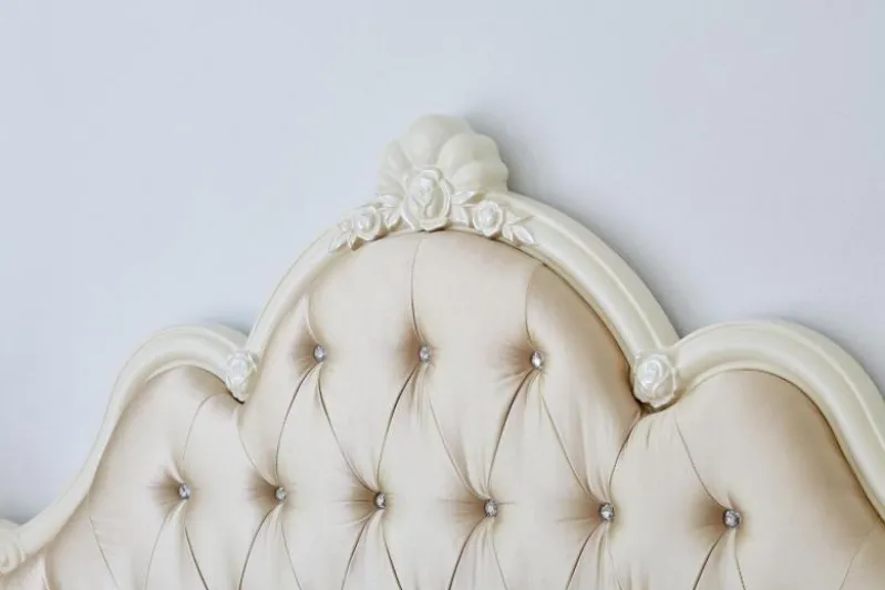 Letto classico alla francese 140 X 200 avorio Bella 905