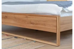 Letto in rovere naturale oliato matrimoniale 180 x 200