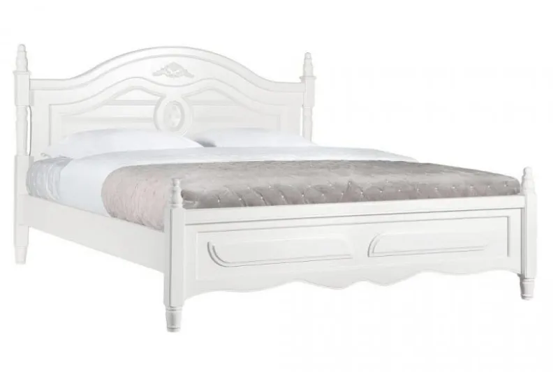 Letto in stile provenzale bianco 160x200 Princess 886