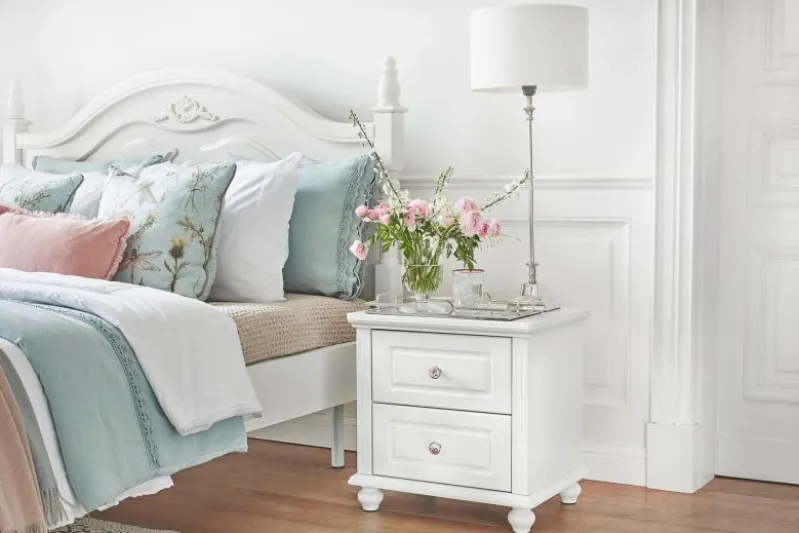 Letto in stile provenzale bianco 160x200 Princess 886