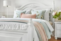 Letto in stile provenzale bianco 160x200 Princess 886