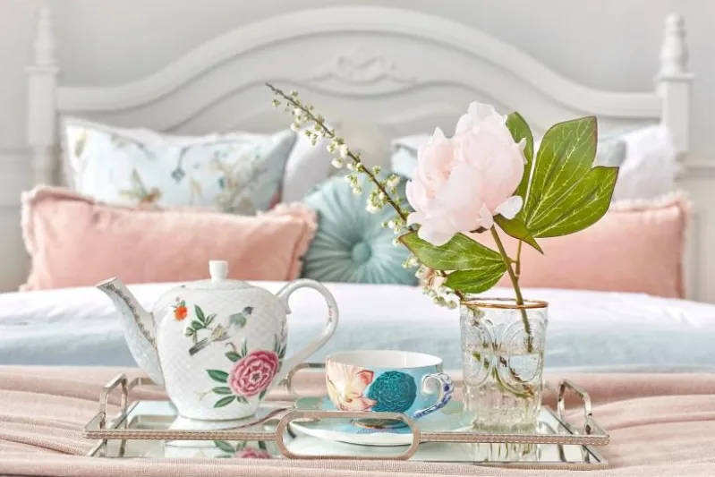 Letto in stile provenzale bianco 160x200 Princess 886