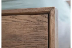 Letto 1 piazza e mezzo rovere massello affumicato 140 x 200