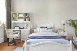 Letto provenzale in legno bianco 1 piazza e mezzo 120 X 200 Princess 810