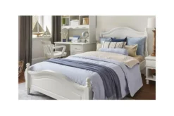 Letto provenzale in legno bianco 1 piazza e mezzo 120 X 200 Princess 810