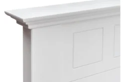 Letto shabby chic pino massello bianco 120x200
