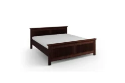Letto 180x200 shabby classico pino massello tabacco Rosella
