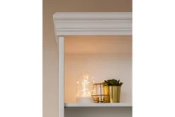 Libreria legno massello bianca stile shabby toscano