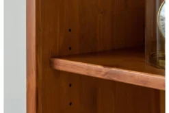 Libreria legno massello pino color miele stile shabby toscano