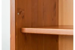 Libreria legno massello pino color miele stile shabby toscano