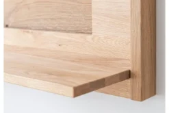 Mensola piccola legno massello naturale LED integrato