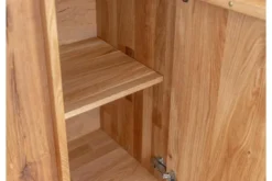 Mobile buffet moderno in rovere massello naturale