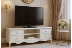 Mobile porta tv classico avorio in legno BELLA 916