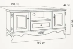 Mobile porta TV classico color Avorio BELLA 927