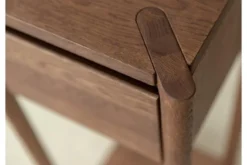 Mobiletto alto moderno rovere massello tabacco