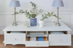 Mobile TV basso Bianco stile provenzale Princess 860