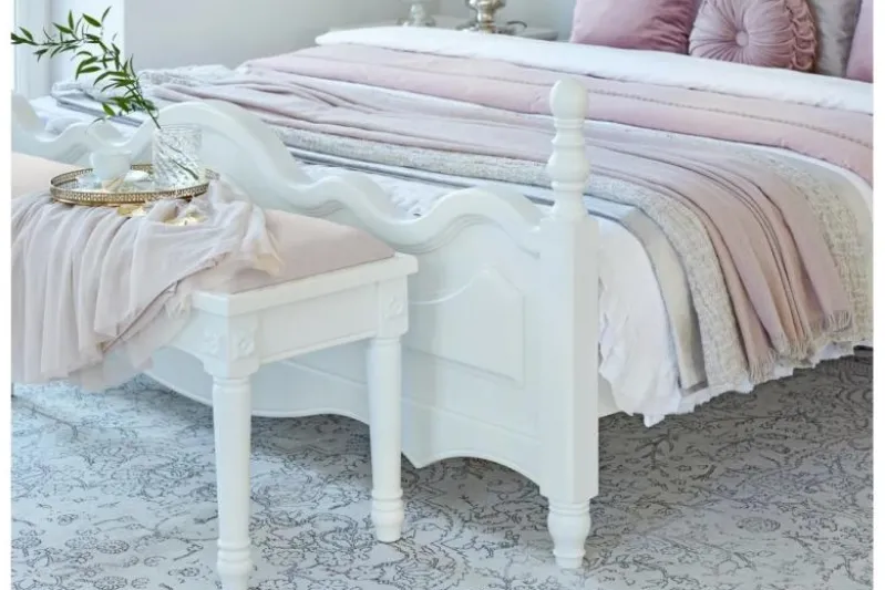 Ottomano Princess 858 colore Bianco
