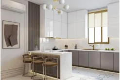 Plafoniera a sfera da soffitto oro FINO W6