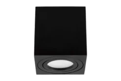 PLAFONIERA IN METALLO NERO ERBA W1