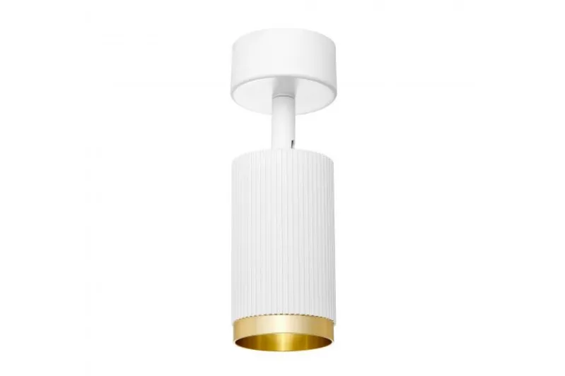 PLAFONIERA MODERNA BIANCO E ORO RINA W1