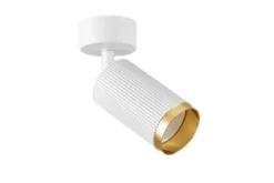 PLAFONIERA MODERNA BIANCO E ORO RINA W1