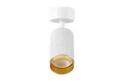 PLAFONIERA MODERNA BIANCO E ORO RINA W1