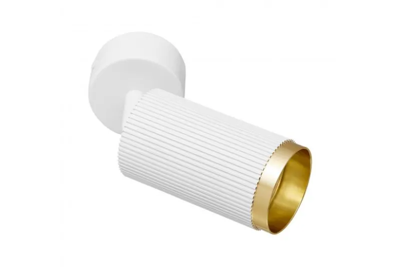 PLAFONIERA MODERNA BIANCO E ORO RINA W1