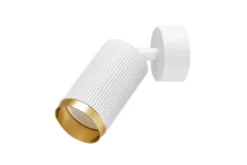 PLAFONIERA MODERNA BIANCO E ORO RINA W1