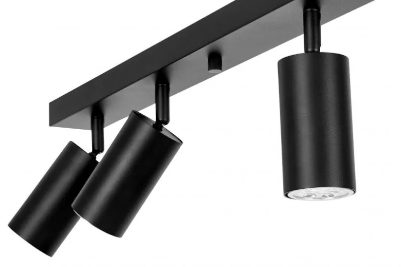 PLAFONIERA MODERNA NERA NEO W6
