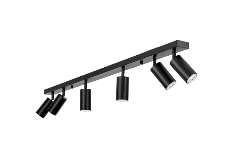 PLAFONIERA MODERNA NERA NEO W6