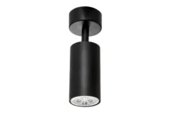 PLAFONIERA MODERNA NERA NEO W1