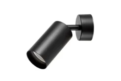 PLAFONIERA MODERNA NERA NEO W1
