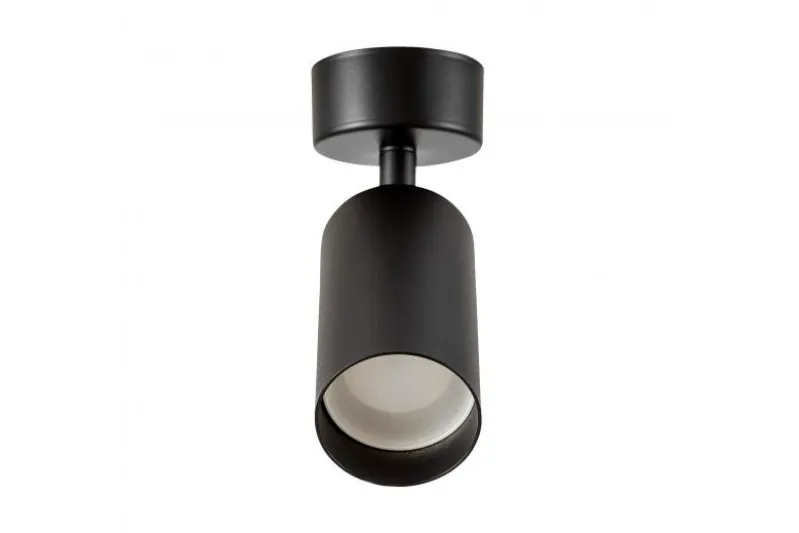 PLAFONIERA MODERNA NERA NEO W1