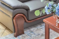 Poltrona in pelle Palladio Marrone