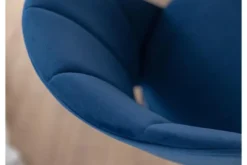 Poltroncina blu imbottita BRENO