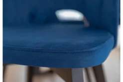 Poltroncina blu imbottita BRENO