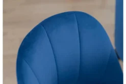 Poltroncina blu imbottita BRENO