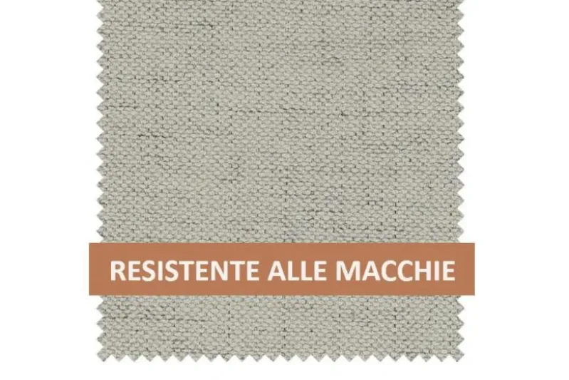 Poltroncina da pranzo imbottita grigia gambe faggio BRESSO