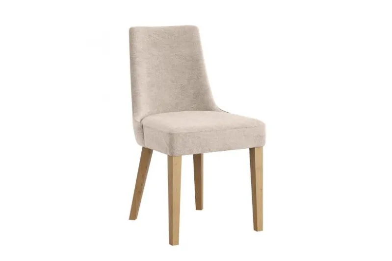 Poltroncina da tavolo imbottita beige CARINI